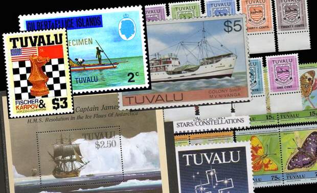 Почтовые марки государства Тувалу
