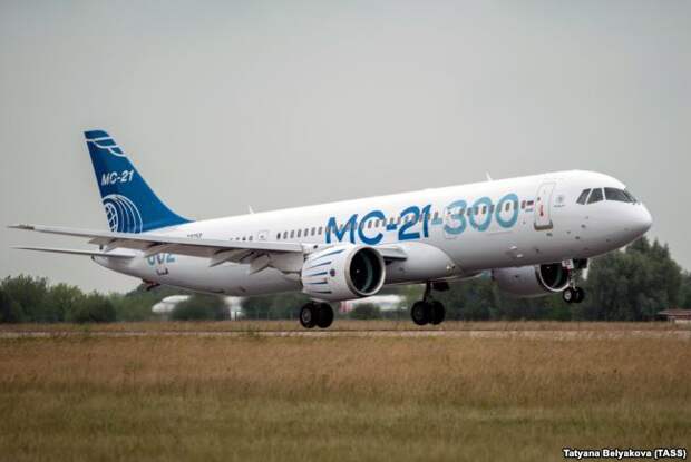 Летные испытания МС-21: этот самолет прилетел из Иркутска в Жуковский, июль 2018 года