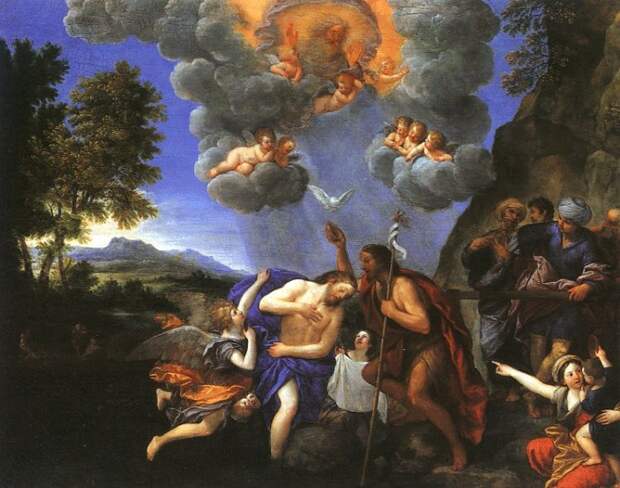 Альбани (1578 -1660). Крещение Христа.