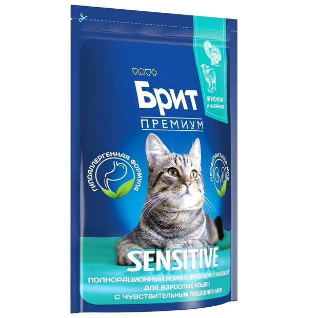 Кошачий корм Brit Premium может привести к сильному отравлению питомца — СМИ