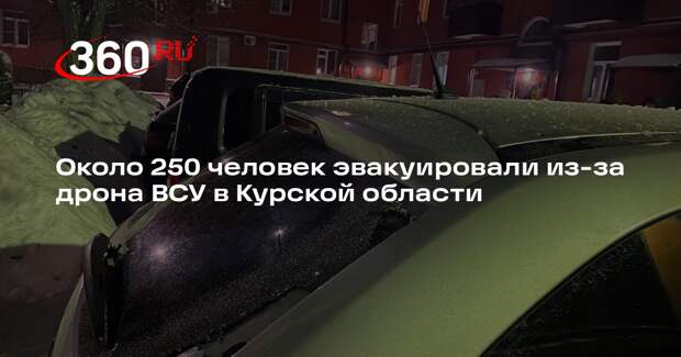 Хинштейн: в Железногорске эвакуировали 250 человек из-за упавшего дрона ВСУ