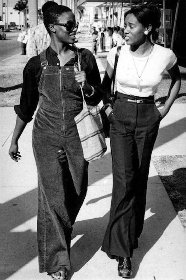 Уличная мода эпохи Винила 70-е, street style, мода