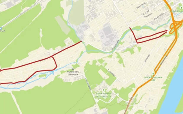 Большегрузам запретят ездить по трем участкам улиц в Барнауле