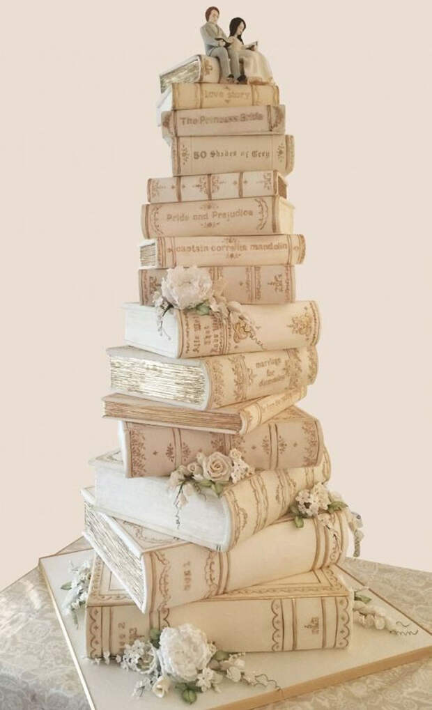Удивительные свадебные торты как произведения искусства