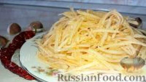 Фото к рецепту: Салат из картофеля, по-корейски