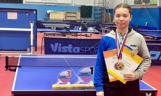 Теннисистка из Архангельска завоевала медали национального первенства
