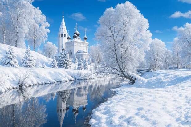 5 самых красивых деревень России, занесенных снегом