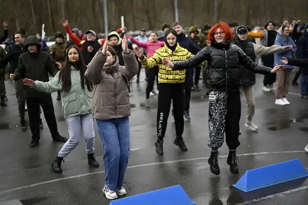 В Тамбове прошла спортивная акция в поддержку военной спецоперации на Украине