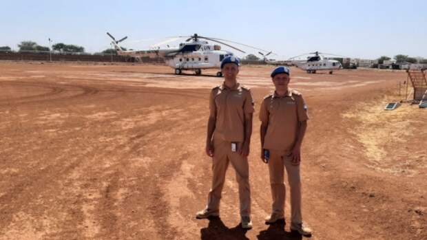 Пермский полицейский прибыл в Африку для прохождения службы во временных силах ООН