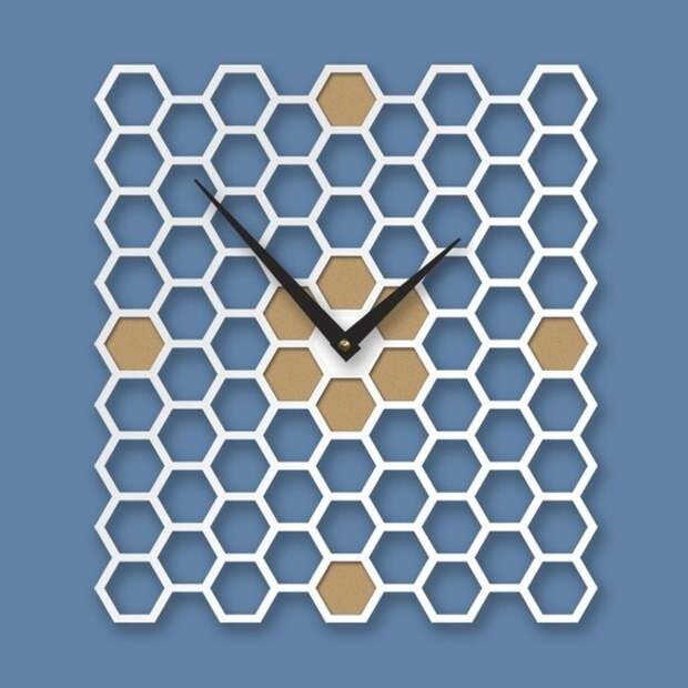 Honeycomb Modern Wall clock