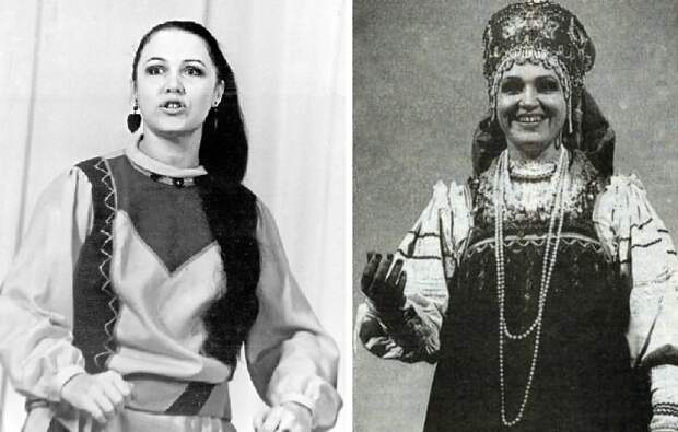 Надежда Бабкина в начале творческой карьеры.