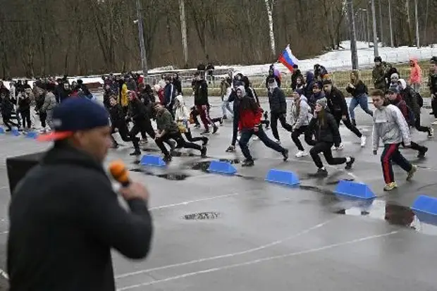В Тамбове прошла спортивная акция в поддержку военной спецоперации на Украине