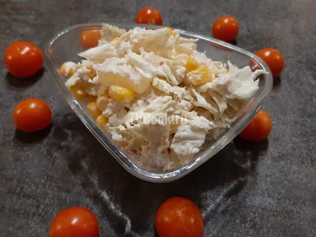 Салат с ананасом и курицей — рецепт