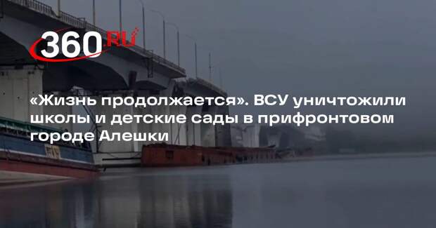 Сальдо: ВСУ фактически уничтожили все школы и детсады в городе Алешки
