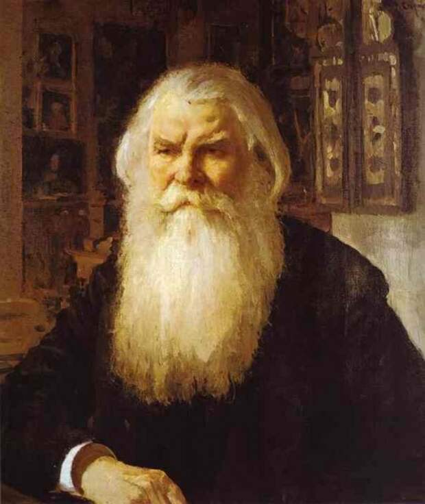 Портрет И. Е. Забелина. Художник Валентин Серов
