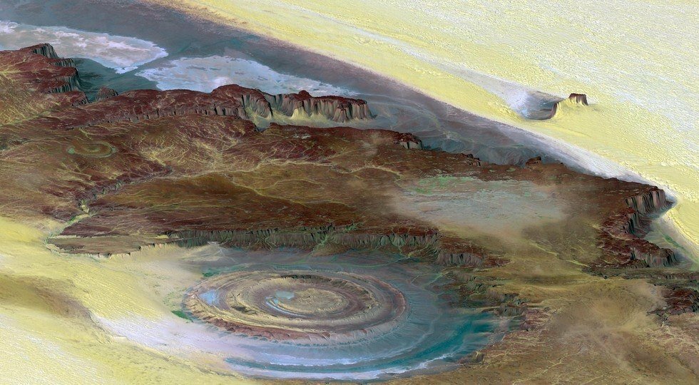 Око Пустыни, или Глаз Земли. Загадочная структура Ришат