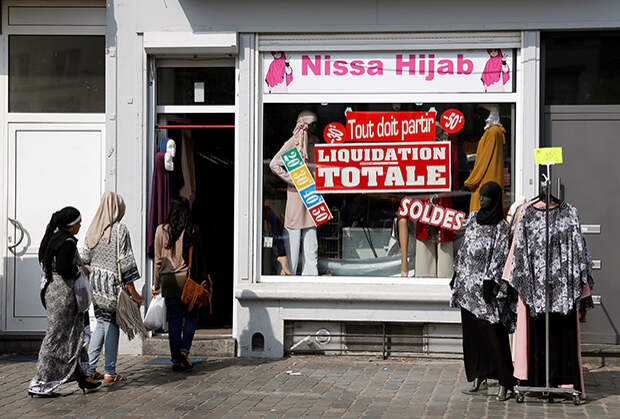 Поход на распродажу хиджабов в Брюсселе