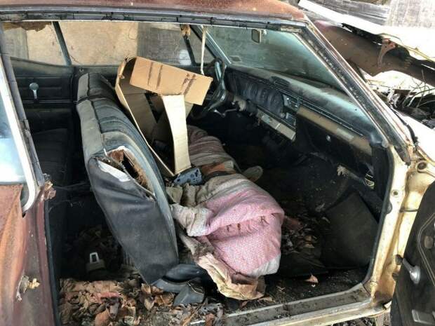 Брошенная Chevrolet Impala простояла 35 лет под навесом в поле barn find, chevrolet, авто, автомобили, олдтаймер, ретро авто