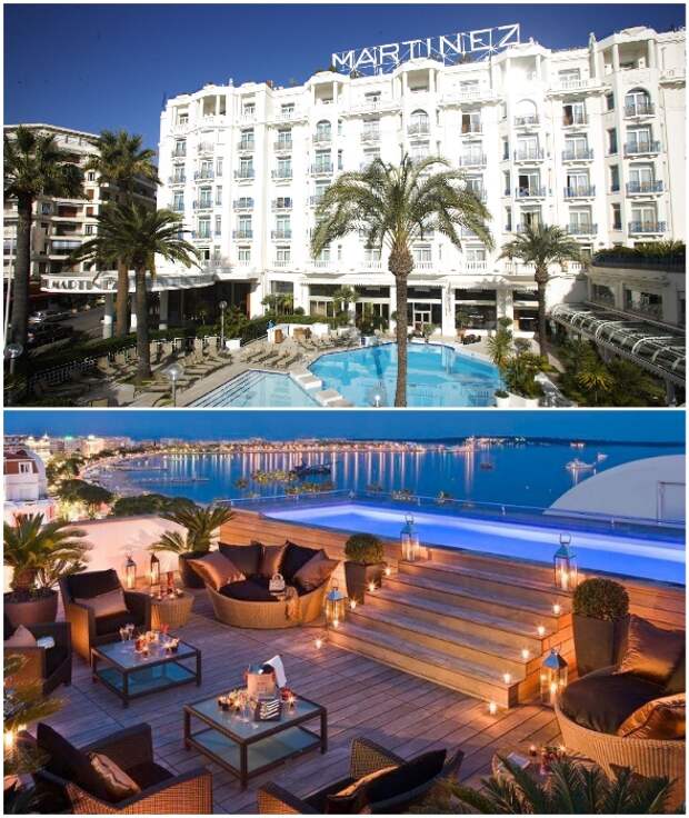 В самом дорогом номере самого фешенебельного отеля Канн отдыхают лишь богатые и знаменитые (Grand Hyatt Cannes Hotel Martinez).