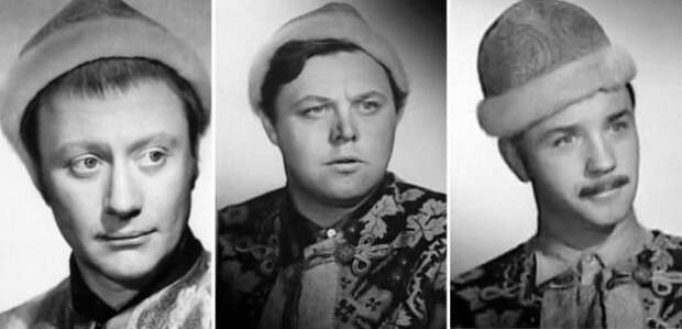Фотопробы Андрея Миронова, Вячеслава Невинного и Леонида Куравлёва на роль Милославского | Фото: archdesignfoto.com