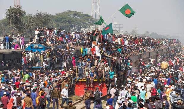 Час пик в Бангладеш
