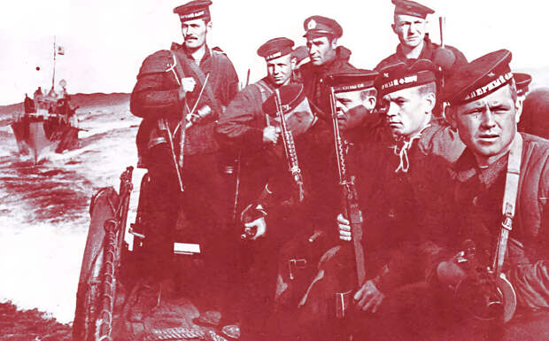 Высадка морских пехотинцев в годы ВОВ.