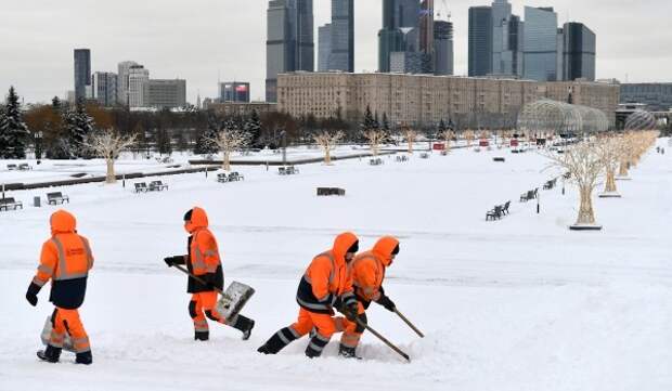 Городские службы Москвы переведены в режим повышенной готовности из-за морозов