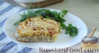 Фото к рецепту: Мясо по-французски (свинина с луком и сыром)