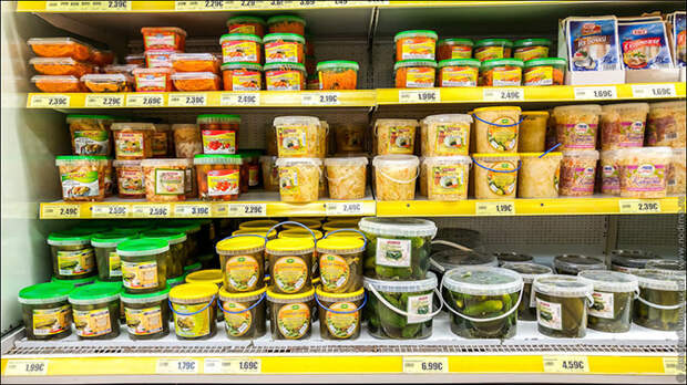 Цены на продукты в русском магазине в Германии