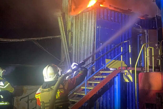 Дроны ВС России поразили газокомпрессорную станцию в Одесской области