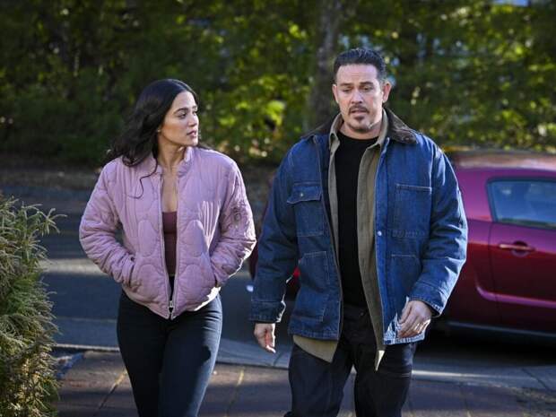 Stephanie Arcila as Gabriela Perez and Kevin Alejandro as Manny Perez
