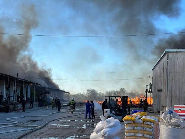 Прокуратура начала проверку из-за пожара на овощехранилище в Крыму