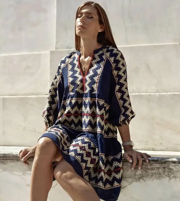 Как носить платье бохо: 13 модных примеров и особенности фасона