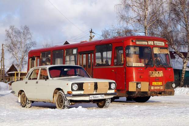 Волга и ЛиАЗ: приветы из одной эпохи Арзамас, автобус, лиаз, общественный транспорт