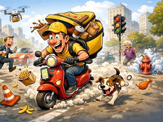 Курьеров обяжут получать разрешения и сдавать экзамены по ПДД