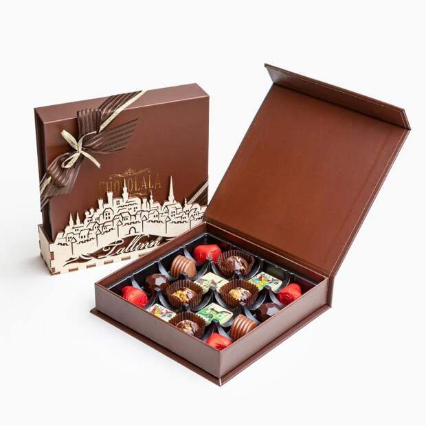 Эстетичная упаковка повышает вероятность того, что продукт купят. /Фото: chocolala.ee