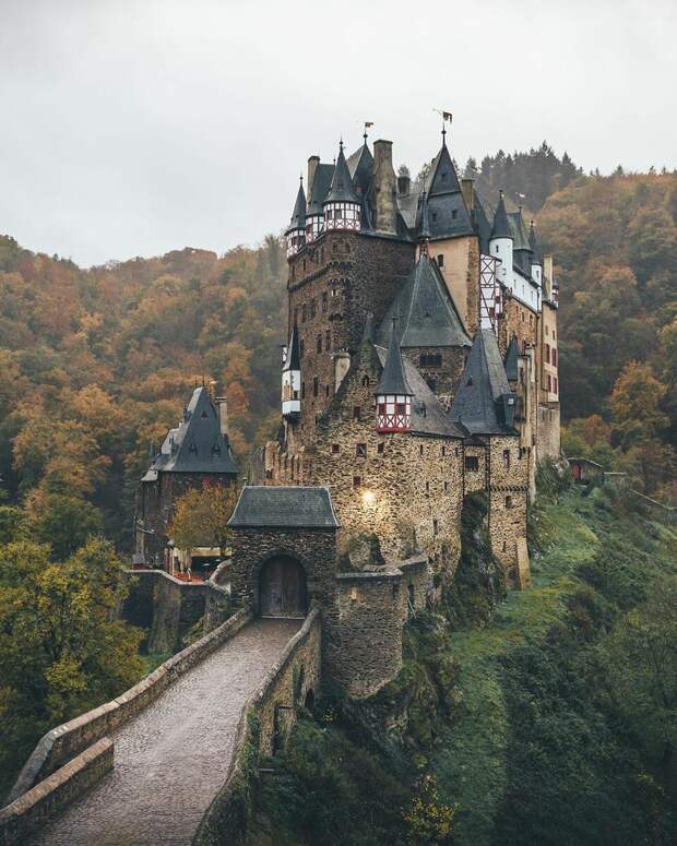 Замки, леса, озера - удивительная природа Германии. 13 фото