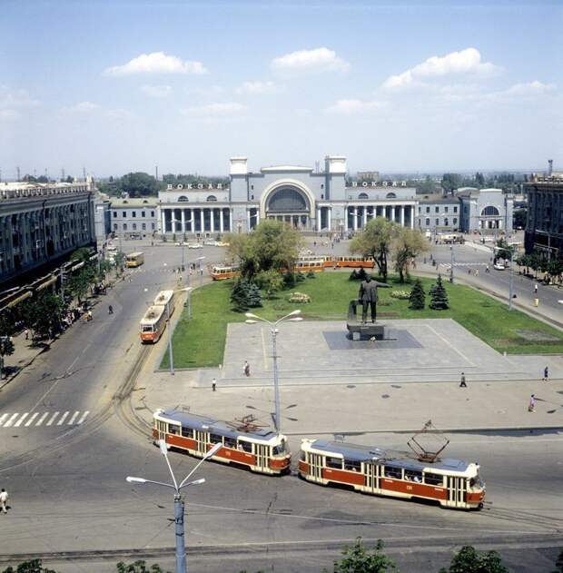 Площадь имени Петровского в Днепропетровске, 1983 год СССР, детство, ностальгия, подборка