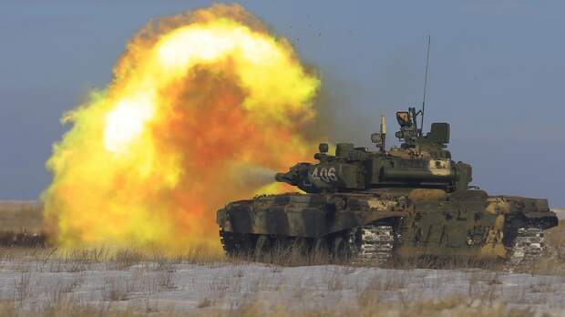 Т-90 «Прорыв» ВДВ уничтожают врага на правом берегу Днепра (ВИДЕО)