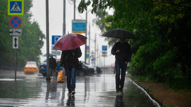 Москвичей предупредили о грозах и дождях в столичном регионе