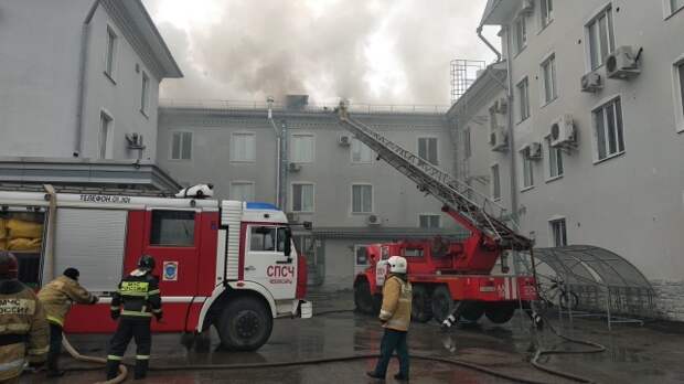 Пожар на чебоксарском предприятии