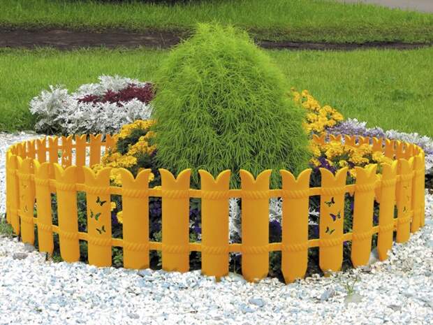 Ограждения для клумб: эстетика сада собственными руками (68 фото)