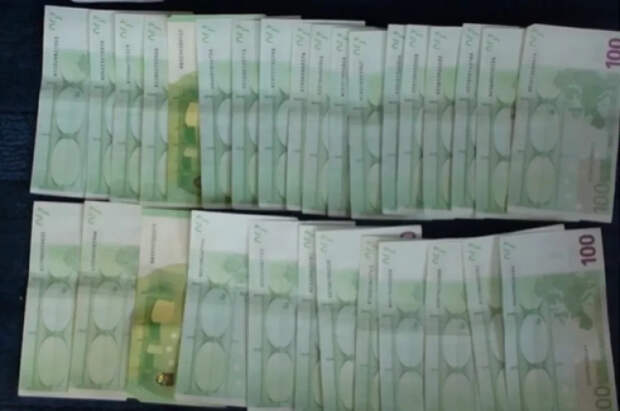 ФСБ показала видео с изъятыми у шведского шпиона деньгами
