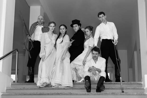 Артисты спектакля «Герой нашего времени»