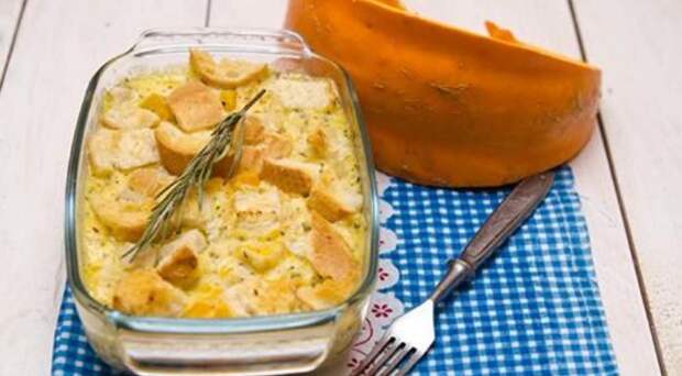 Запеканка с куриным филе и тыквой Запеканка с куриным филе и тыквой