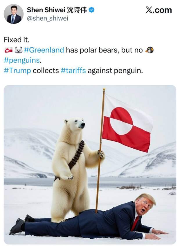 У китайцев свое видение ситуации в Гренландии