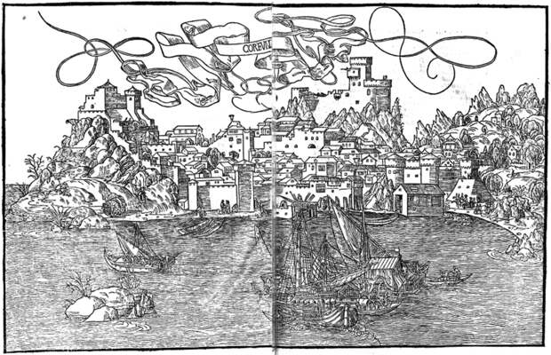 Порт и крепость Корфу в 1480‑х годах - Тревожный 1537-й: седьмой поход султана Сулеймана | Военно-исторический портал Warspot.ru