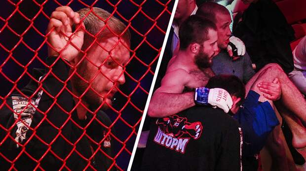 Ученика Шлеменко выносили из клетки, экс-боец UFC насмешил фанатов. В Москве прошел турнир по ММА