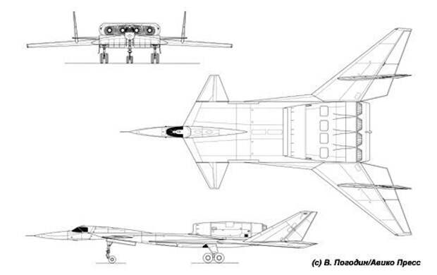 Варианты штурмовика специального назначения М-25 «Адский косильщик» КБ Мясищева, М-25, проект, ударная волна, штурмовик