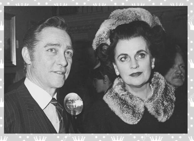 Маргарет с актером Ричардом Тоддом, 1969 г.